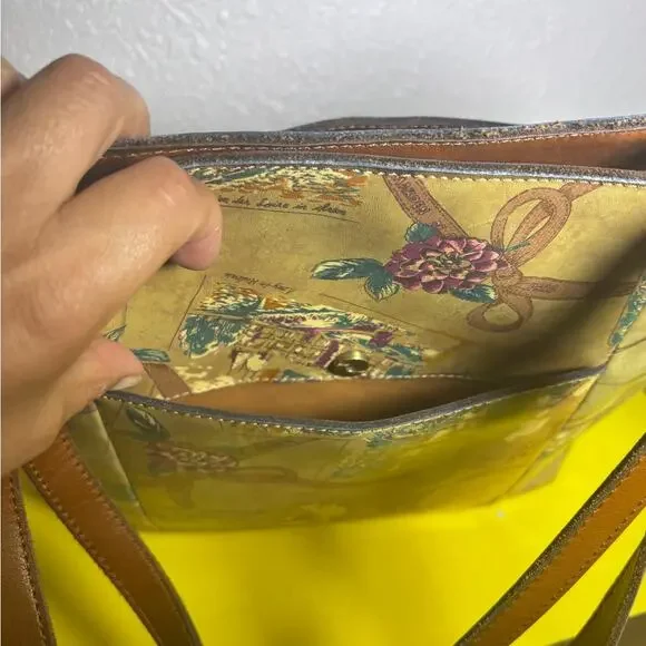 Patricia Nash Everton Tote Large Bag Shoulder Bag My European Trip Romance Bag - Picture 8 of 11